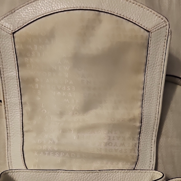 Kate Spade Cream Leather Backpack - Picture 3 of 8